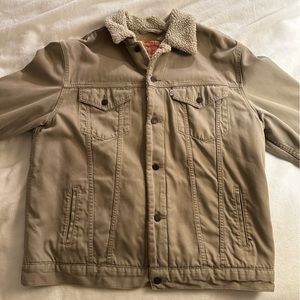 Tan Levi’s Sherpa Jacket